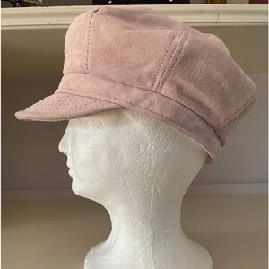 bebe Conductor Hat, Genuine Suede P/S Made in US, Vintage,